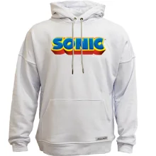 Худи без начеса с логотипом игры SONIC