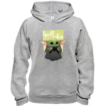 Худи BASE Baby Yoda Spill the Tea