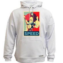 Худи без начеса с артом Speed (Sonic)