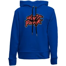 Детское худи без начеса с логотипом Daft Punk
