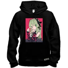 Худи BASE Blonde girl on pink