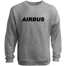 Світшот без начосу з написом Airbus