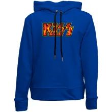 Детское худи без начеса KISS (fire logo)