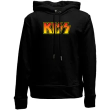 Детское худи без начеса KISS logo