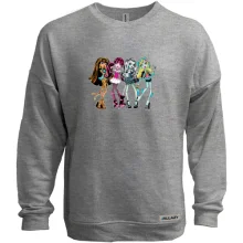 Світшот без начосу з ляльками Monster High