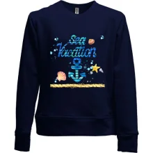 Детский свитшот без начеса Sea vacation