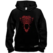 Худи BASE Monkey red lines art