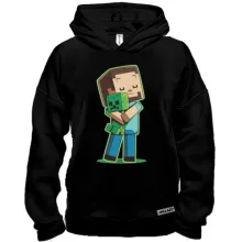 Худи BASE Minecraft Boy with green doll