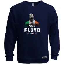 Свитшот без начеса с Конором Мак Грегором "Fuck Floyd"