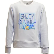 Детский свитшот без начеса Enjoy summer
