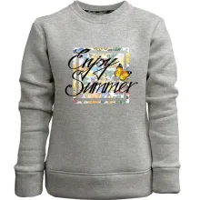 Детский свитшот без начеса Enjoy summer (1)
