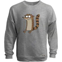 Свитшот без начеса с енотом Rigby