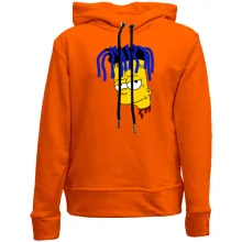 Детское худи без начеса с Бартом Симпсоном в образе Lil Pump (2)