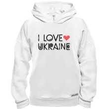 Худі BASE I Love Ukraine (2)
