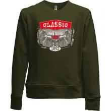 Детский свитшот без начеса Stone Washed 1892 Classic