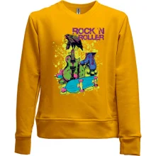 Детский свитшот без начеса Rock and Roller