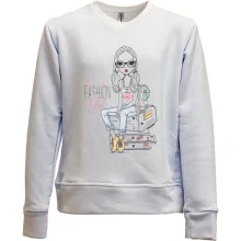 Детский свитшот без начеса fashion girl