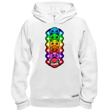 Худи BASE GEOMETRY DASH LEVELS СМАЙЛЫ