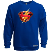 Свитшот без начеса Superman and Flash