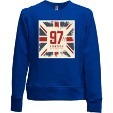 Детский свитшот без начеса 97 London