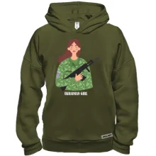 Худи BASE Ukrainian girl (Military)