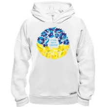 Худи BASE I Stand With Ukraine (венок из цветов)