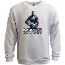 Свитшот без начеса Mass Effect Капитан Шепард