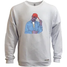 Свитшот без начеса с 2PAC иллюстрация (2)