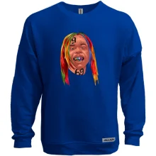 Свитшот без начеса с улыбающимся 6IX 9NINE