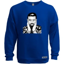 Свитшот без начеса с задумчивым Drake