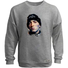 Свитшот без начеса с Eminem в глитчах