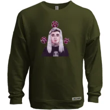 Свитшот без начеса с Ghostemane и пентаграммами