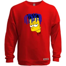 Свитшот без начеса с Бартом Симпсоном в образе Lil Pump (2)