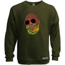Свитшот без начеса с Rick Ross и цветочной бородой