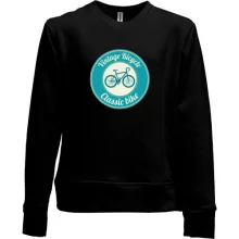 Детский свитшот без начеса vintage bicycle