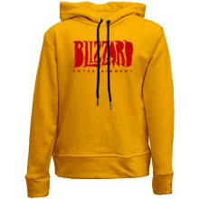 Детское худи без начеса с логотипом Blizzard