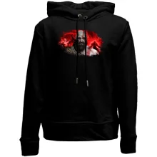 Детское худи без начеса с Кратосом из God of War
