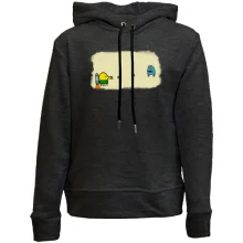 Детское худи без начеса с Doodle Jump и монстриком