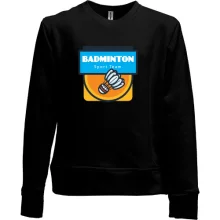 Дитячий світшот без начосу Badminton sport team