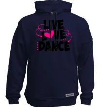 Худи без начеса Live love dance