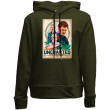 Детское худи без начеса с обложкой игры Uncharted