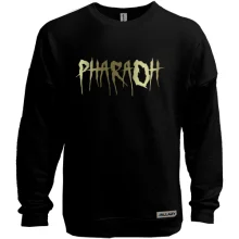 Свитшот без начеса с логотипом PHARAOH