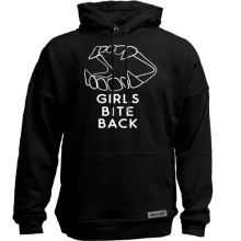 Худи без начеса Girls bite back Девочки кусают в ответ