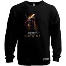 Свитшот без начеса с Баеком (Assassins Creed Origins)