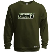 Свитшот без начеса Fallout 3 с логотипом