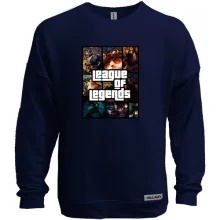 Свитшот без начеса League of Legends в стиле GTA