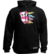 Худи без начеса Pink Panda