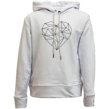 Дитяче худі без начосу з серцем із геометричних ліній
