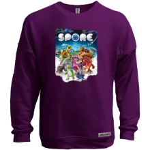 Свитшот без начеса с постером игры SPORE