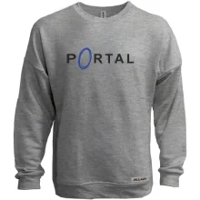 Свитшот без начеса с логотипом игры Portal